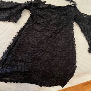 Ralph Lauren dress with flower appliqués size 16